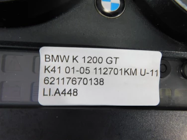 Licznik prĘdkoŚciomierz bmw k 1200 gt k41 01-05 112701km u-11 62117670138