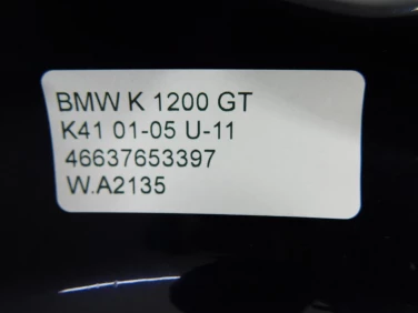 Plastik wypeŁnienie owiewka bmw k 1200 gt k41 01-05 u-11 46637653397