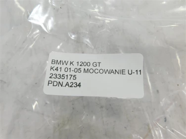 PodnÓŻek stopka bmw k 1200 gt k41 01-05 mocowanie u-11 2335175