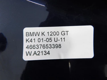 Plastik wypeŁnienie owiewka bmw k 1200 gt k41 01-05 u-11 46637653398