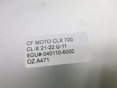 OsŁona nakŁadka zbiornik cf moto clx 700 cl-x 21-22 u-11 6gu#-040110-6000