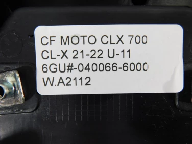 Plastik wypeŁnienie owiewka cf moto clx 700 cl-x 21-22 u-11 6gu#-040066-6000
