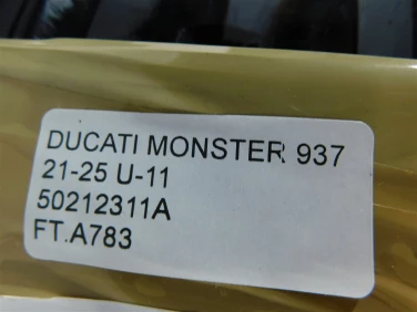 Felga koŁo tyŁ ducati monster 937 21-25 felga prosta ok u-11 50212311a