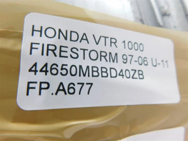 Felga koŁo przÓd honda vtr 1000 firestorm 97-06 felga prosta ok u-11 44650mbbd40zb