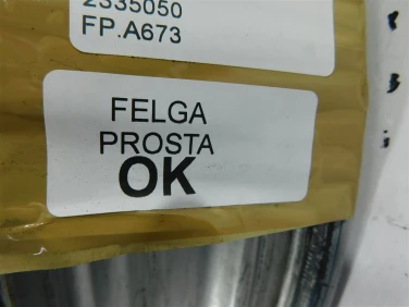 Felga koŁo przÓd bmw k 1200 gt k41 01-05 felga prosta ok u-11 2335050