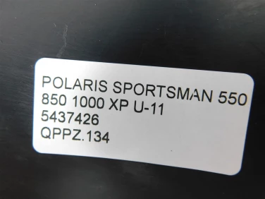 Pokrywa paska zew polaris sportsman 550 850 1000 xp u-11 5437426