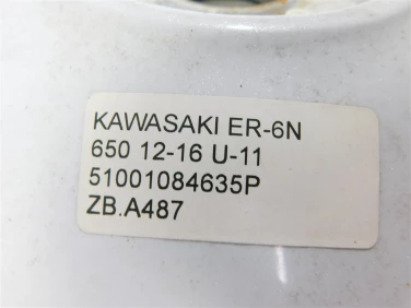 Zbiornik paliwa bak kawasaki er-6n 650 12-16 u-11 51001084635p