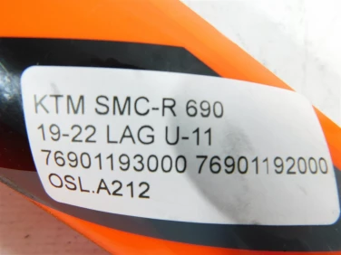 OsŁona osŁony ktm smc-r 690 19-22 lag u-11 76901193000 76901192000