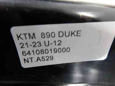 Nadkole bŁotnik tyŁ plastik ktm 890 duke 21-23 u-12 64108019000