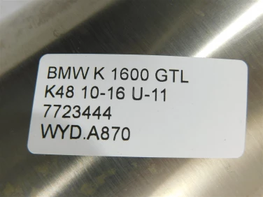 Wydech koŃcowy tŁumik bmw k 1600 gtl 10-16 k48 u-11 7723444