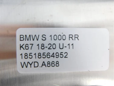 Wydech koŃcowy tŁumik bmw s 1000 rr 18-20 k67 u-11 18518564952