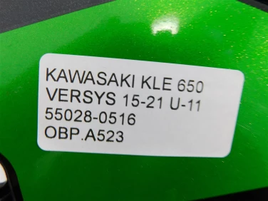 Owiewka bok boczna prawa kawasaki kle 650 15-21 versys u-11 55028-0516