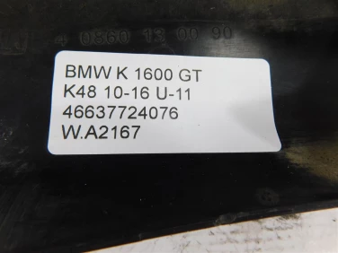Plastik wypeŁnienie owiewka bmw k 1600 gt k48 10-16 u-11 46637724076