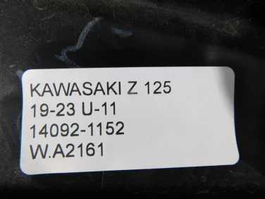 Plastik wypeŁnienie owiewka kawasaki z 125 19-23 u-11 14092-1152