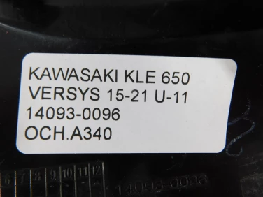 OsŁona chŁodnica przÓd kawasaki kle 650 versys 15-21 u-11 14093-0096