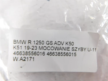 Plastik wypeŁnienie owiewka bmw r 1250 gs adv k50 19-23 k51 mocowanie szyby u-11 46638556016 46638556015