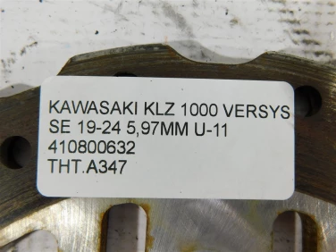 Tarcza hamulcowa tyŁ kawasaki klz 1000 versys se 19-24 5,97mm u-11 410800632