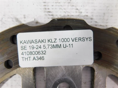 Tarcza hamulcowa tyŁ kawasaki klz 1000 versys se 19-24 5,73mm u-11 410800632