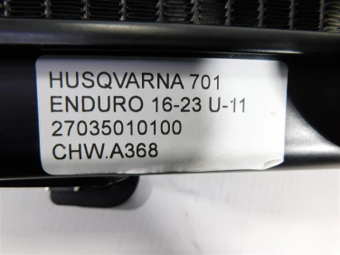 ChŁodnica wody przÓd husqvarna 701 enduro 16-23 u-11 27035010100