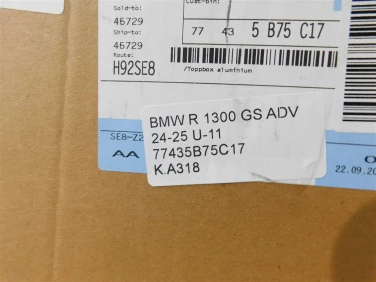 Kufer kufry tyŁ bmw r 1300 gs adv 24-25 u-11 77435b75c17