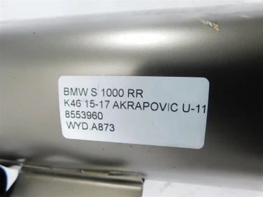 Wydech koŃcowy tŁumik bmw s 1000 rr k46 15-17 akrapovic u-11 8553960