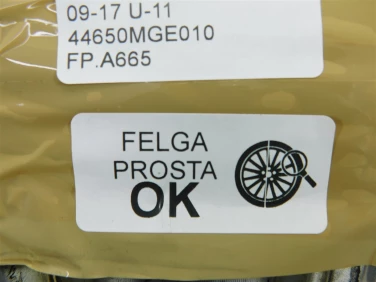 Felga koŁo przÓd honda vfr 1200 f 09-17 felga prosta ok u-11 44650mge010