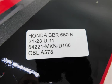 Owiewka bok boczna lewa honda cbr 650 r 21-23 u-11 64221-mkn-d100