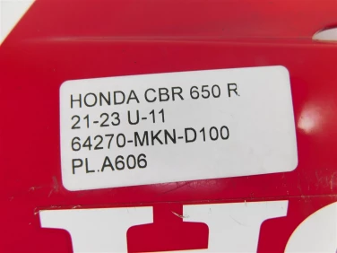 PŁug plastik owiewka honda cbr 650 r 21-23 u-11 64270-mkn-d100