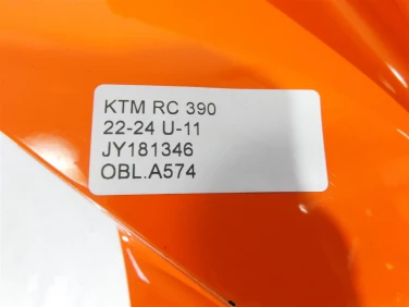 Owiewka bok boczna lewa ktm rc 390 22-24 u-11 jy181346