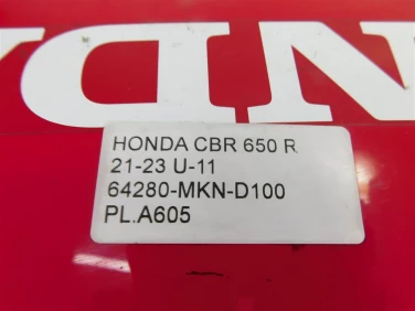 PŁug plastik owiewka honda cbr 650 r 21-23 u-11 64280-mkn-d100