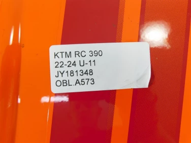 Owiewka bok boczna lewa ktm rc 390 22-24 u-11 jy181348