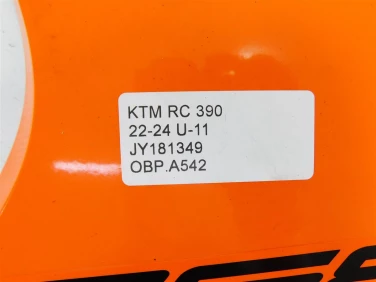 Owiewka bok boczna prawa ktm rc 390 22-24 u-11 jy181349