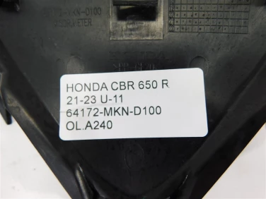 OsŁona licznik przÓd plastik honda cbr 650 r 21-23 u-11 64172-mkn-d100