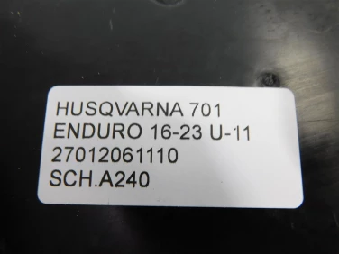 Schowek plastik husqvarna 701 enduro 16-23 u-11 27012061110
