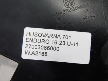 Plastik wypeŁnienie owiewka husqvarna 701 enduro 16-23 27003086000