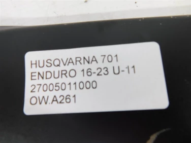 OsŁona wydech tŁumik husqvarna 701 enduro 16-23 u-11 27005011000