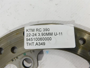 Tarcza hamulcowa tyŁ ktm rc 390 22-24 3,90mm u-11 94510060000