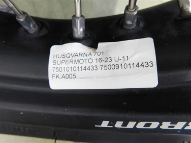 Felgi koŁa komplet husqvarna 701 supermoto 16-23 7501010114433 7500910114433 u-11