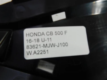 Plastik wypeŁnienie owiewka honda cb 500 f 16-18 u-11 83621-mjw-j100