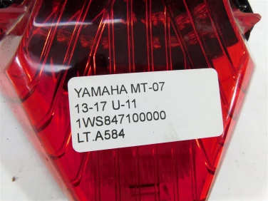 Lampa tyŁ tylna yamaha mt-07 13-17 u-11 1ws847100000