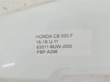 Pokrywa bok boczna prawa honda cb 500 f 16-18 u-11 83511-mjw-j000