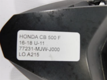 ŁĄcznik ogon plastik tyŁ honda cb 500 f 16-18 u-11 77231-mjw-j000