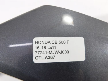 Ogon owiewka tyŁ lewy honda cb 500 f 16-18 u-11 77241-mjw-j000