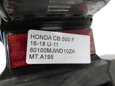 Mocowanie tablicy bŁotnik honda cb 500 f 16-18 u-11 80100mjwd10za