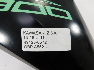 Owiewka bok boczna prawa kawasaki z 800 13-16 u-11 49125-0572