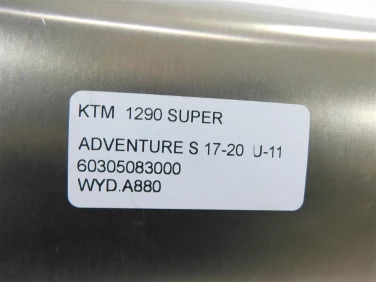 Wydech koŃcowy tŁumik ktm 1290 super adventure s 17-20 60305083000
