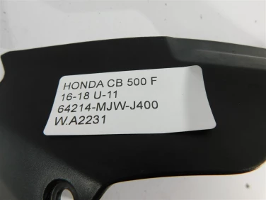 Plastik wypeŁnienie owiewka honda cb 500 f 16-18 u-11 64214-mjw-j400