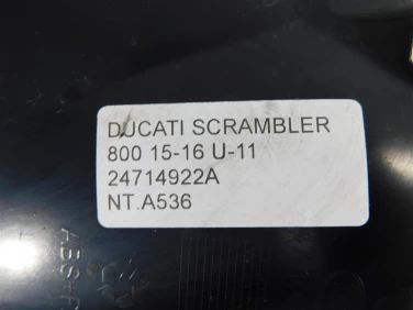 Nadkole bŁotnik tyŁ plastik ducati scrambler 800 15-16 u-11 24714922a