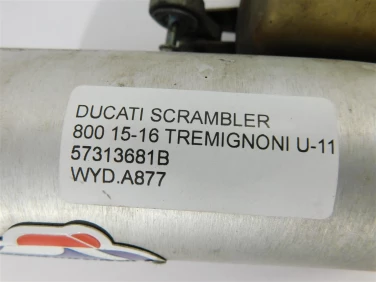 Wydech koŃcowy tŁumik ducati scrambler 800 tremignoni 15-16 u-11 57313681b