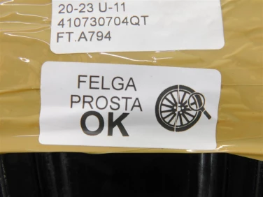 Felga koŁo tyŁ kawasaki z 650 20-23 felga prosta ok u-11 410730704qt